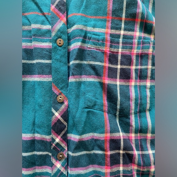 Like New Sonoma Multicolored Button Down Flannel SZ 2X - Picture 2 of 4
